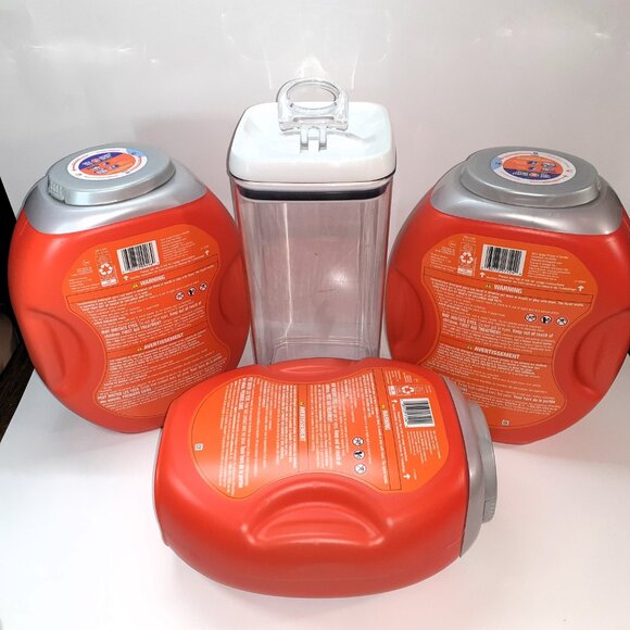 3 - Tide Pods empty containers + 1 Better Homes & Garden Canister - pre-own - Picture 6 of 10